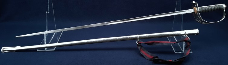 British 1854 Pattern Scots Guards Officers Sword of Lieut-Col Sir Ernest Edward de Winton Wills, Commander at Balmoral Castle 8